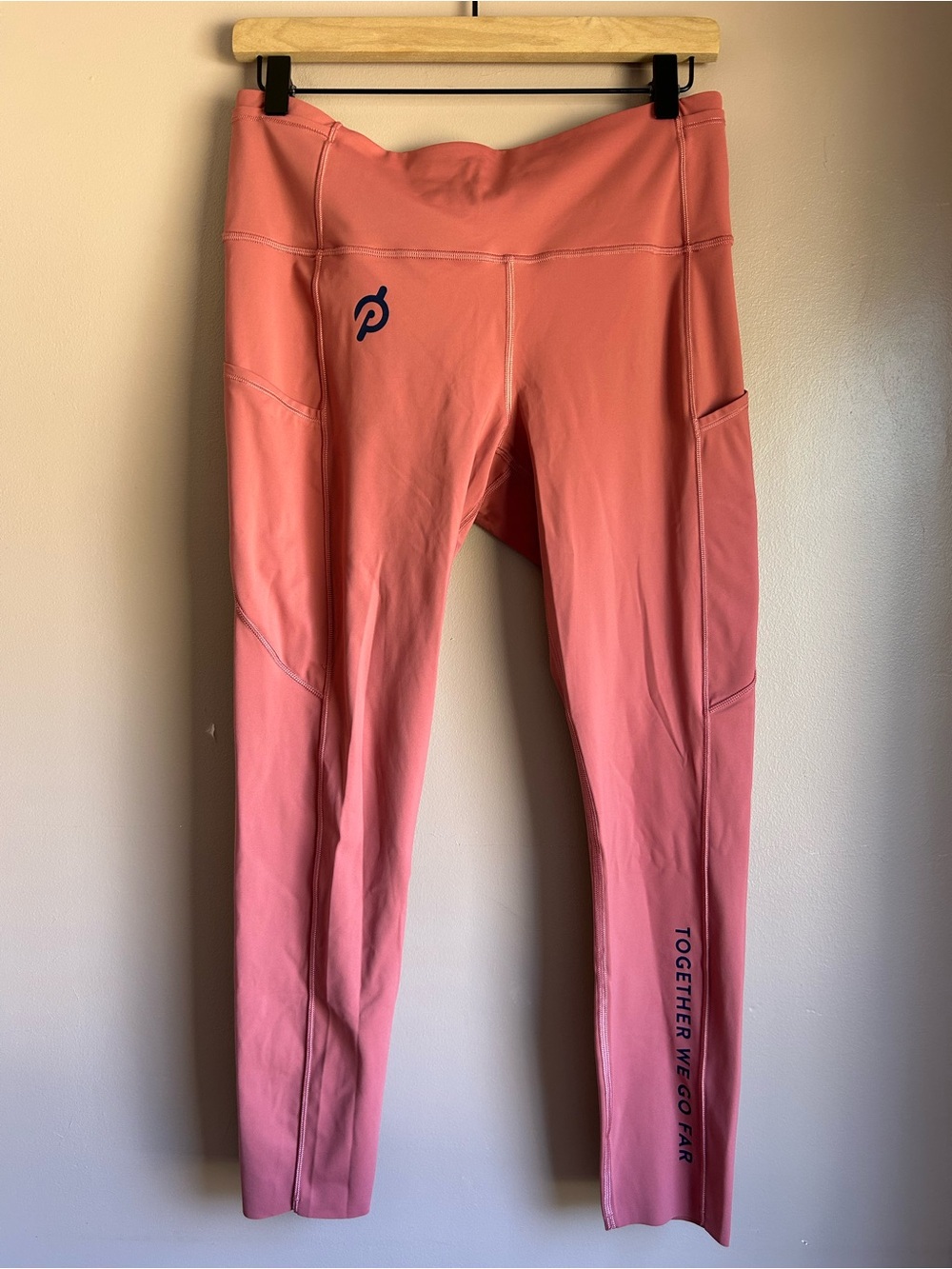 Lululemon x Peloton Fast and Free Leggings Dusty Rose Pink Size 10
